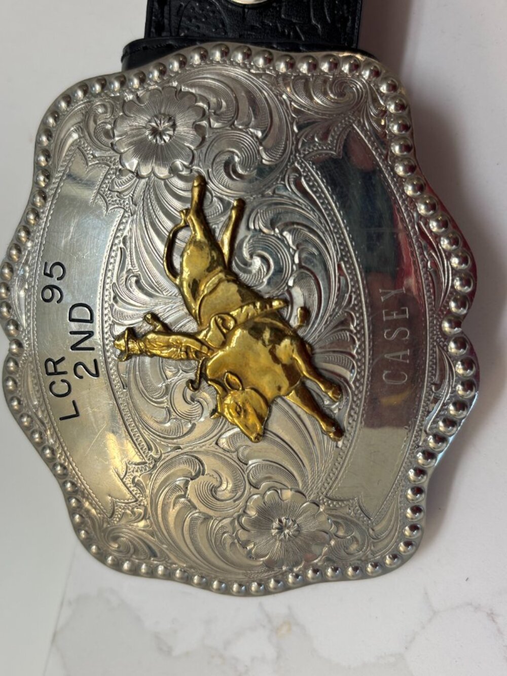 1995 Larimer County Rodeo Bull Rider 2nd place - Picture 3 of 8